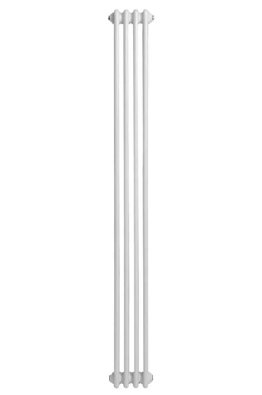 Вертикальный дизайнерский радиатор отопления ARTTIDESIGN Bari III 4/1800/200 белый матовый  Фото - 4